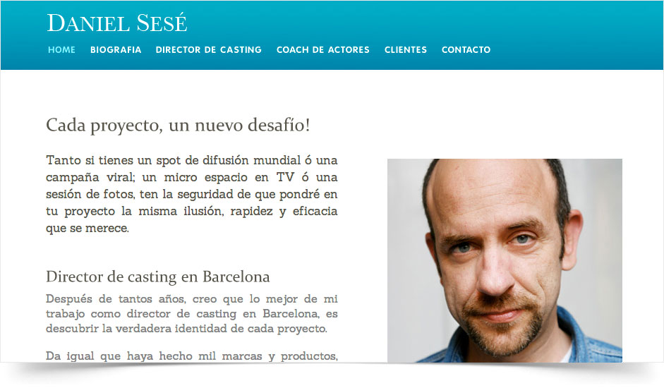 Agencia diseño web gráfica para profesionales ibiza barcelona lanzarote - web site daniel sesé