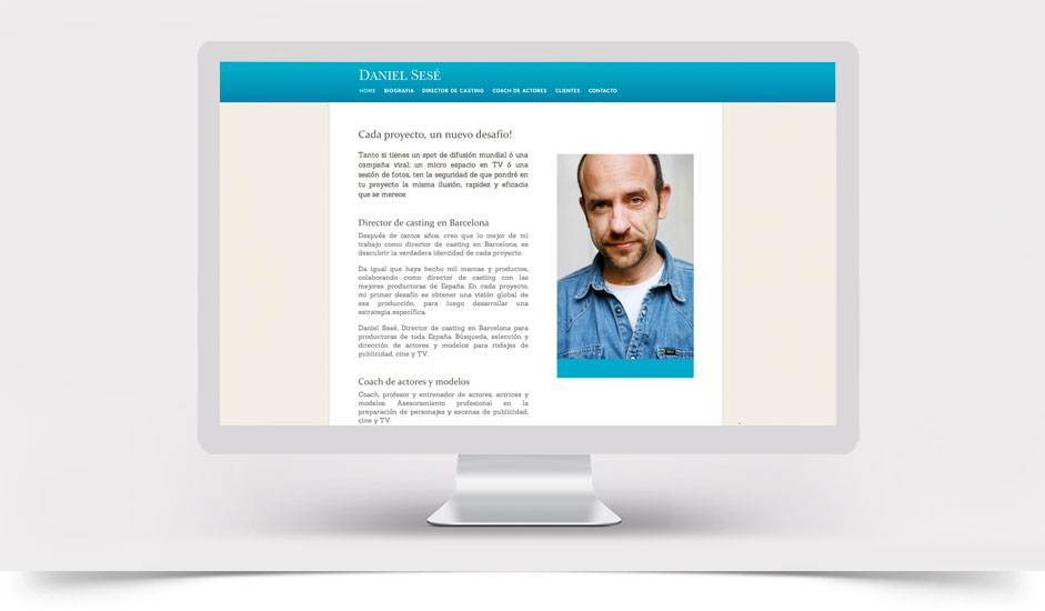 Agencia diseño web gráfica para profesionales ibiza barcelona lanzarote - web site daniel sesé