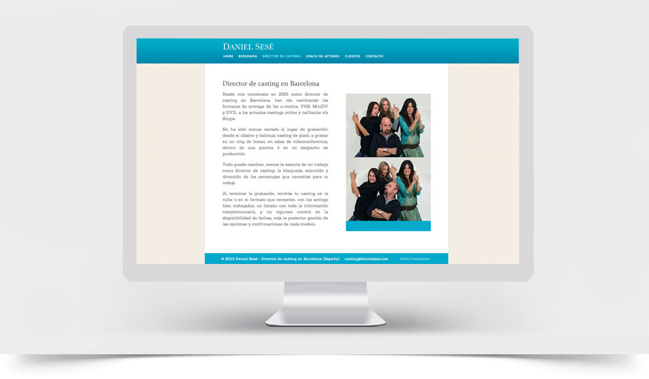 Agencia diseño web gráfica para profesionales ibiza barcelona lanzarote -  web site daniel sesé